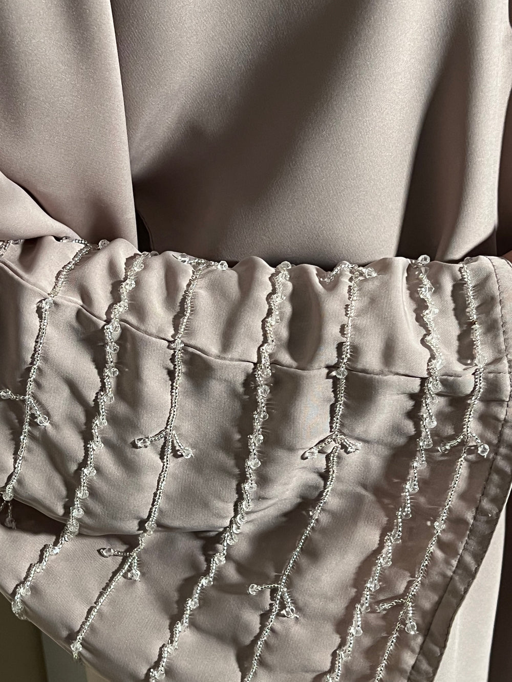 Embellished 2 piece Emirati Abaya- Liya