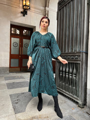 Imperia Green Long Dress