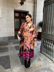 Sienna Pink Midaxi with pockets