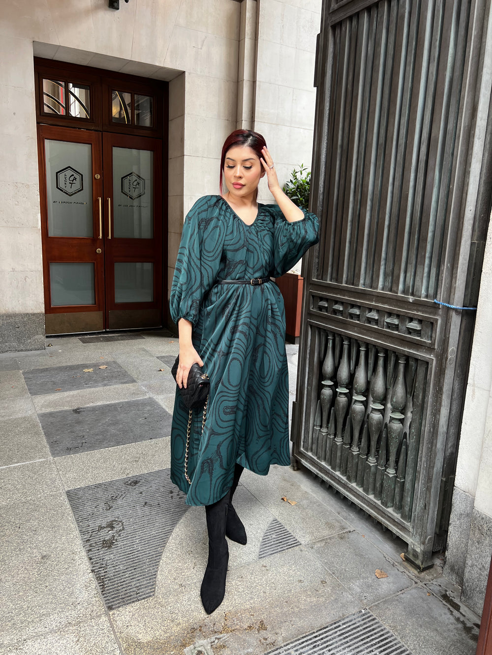 Imperia Green Long Dress