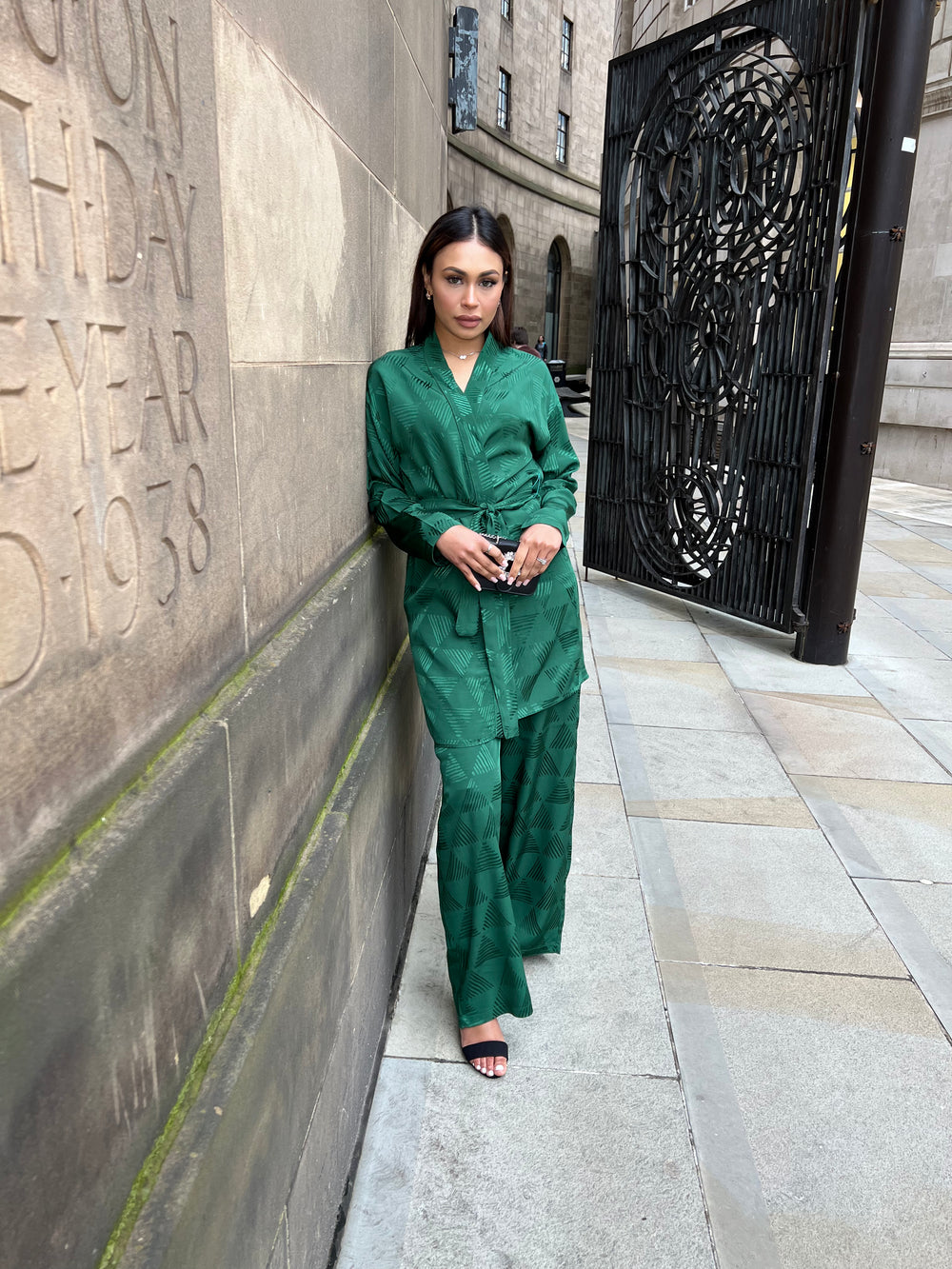 Vicenza Co Ord Green Set