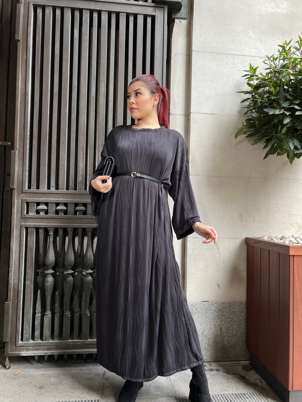 Carpi Black Maxi Dress
