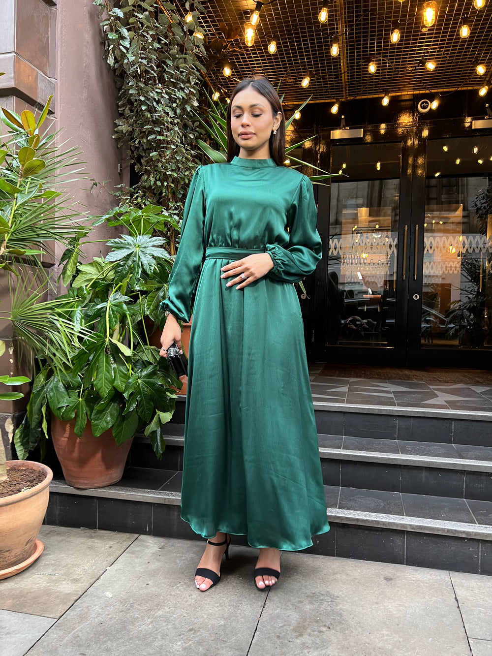 Ginosa Green Long Dress
