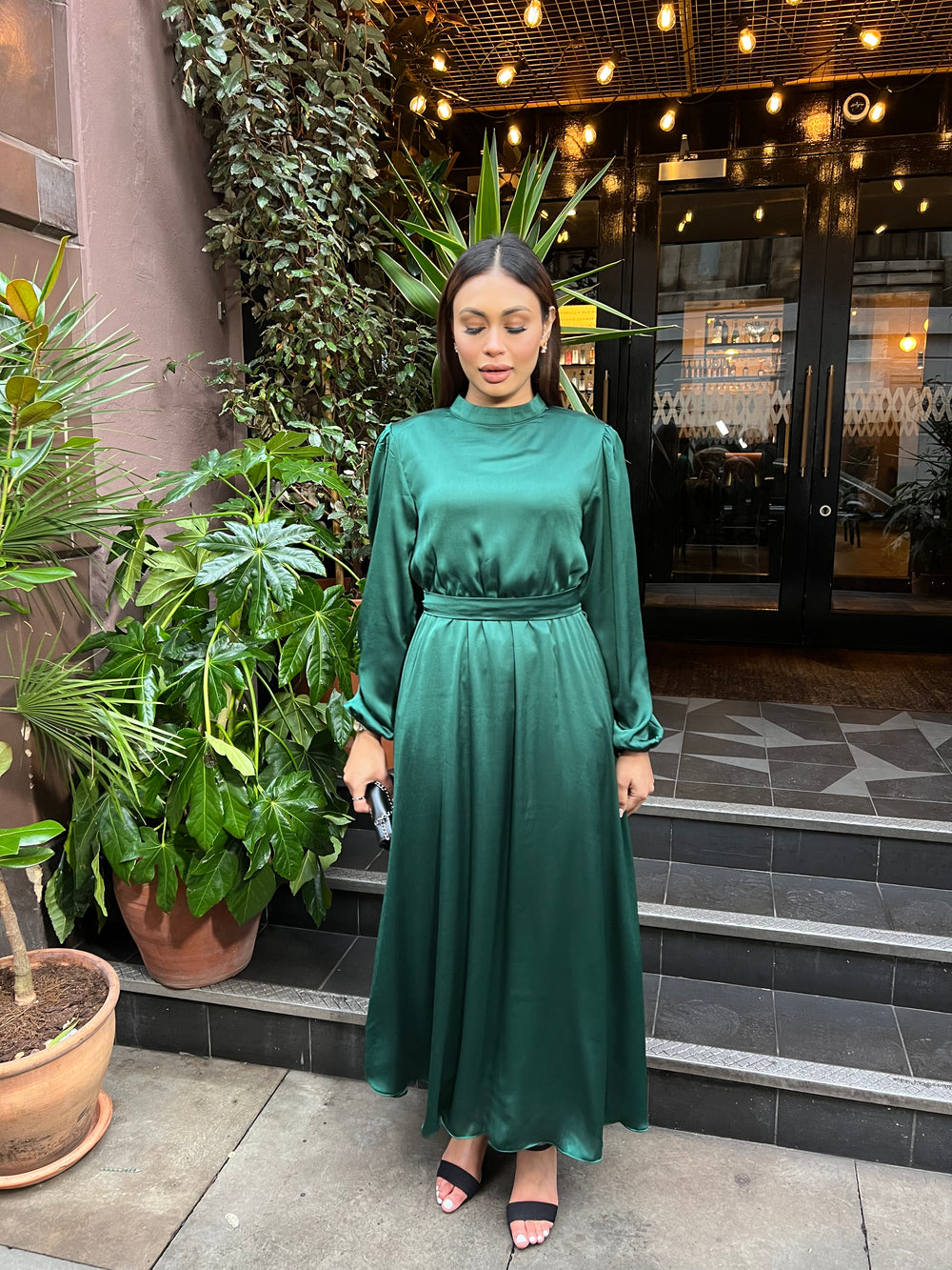 Ginosa Green Long Dress