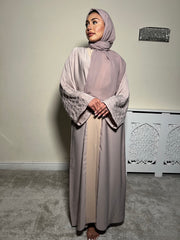 Embellished 2 piece Emirati Abaya- Liya