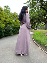 Mauve Pink Modest Maxi dress