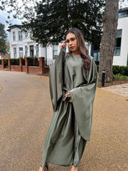 Fez Green Belted Kaftan
