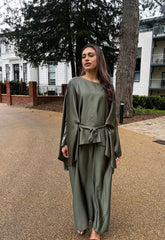 Fez Green Belted Kaftan