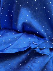 Blue Diamante Dress