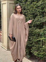 Aspen Tan Buckle Kaftan