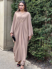 Aspen Tan Buckle Kaftan