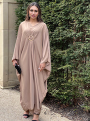 Aspen Tan Buckle Kaftan