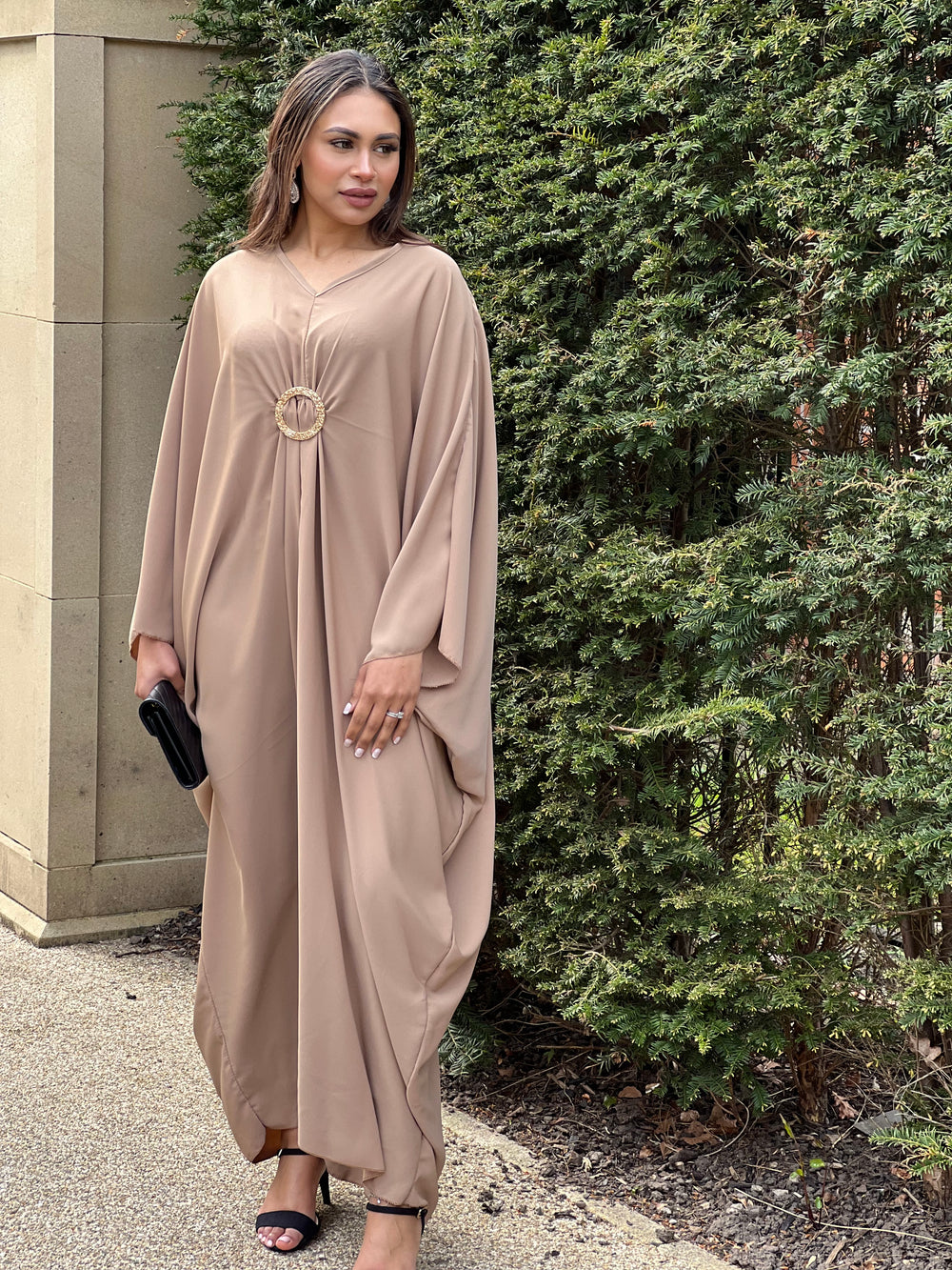 Aspen Tan Buckle Kaftan