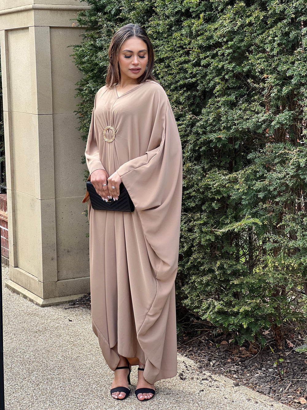 Aspen Tan Buckle Kaftan