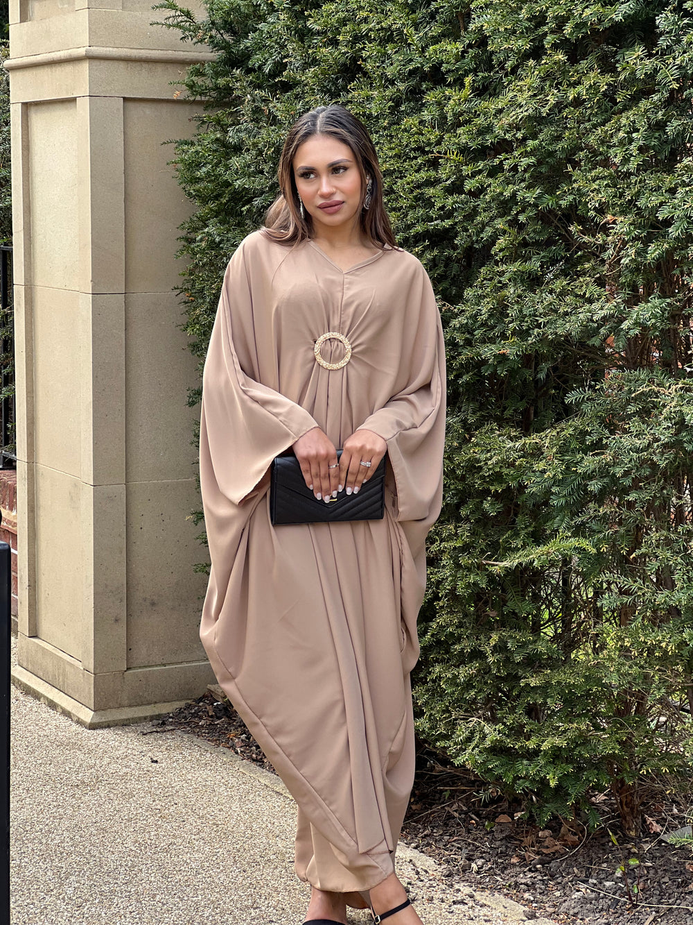 Aspen Tan Buckle Kaftan