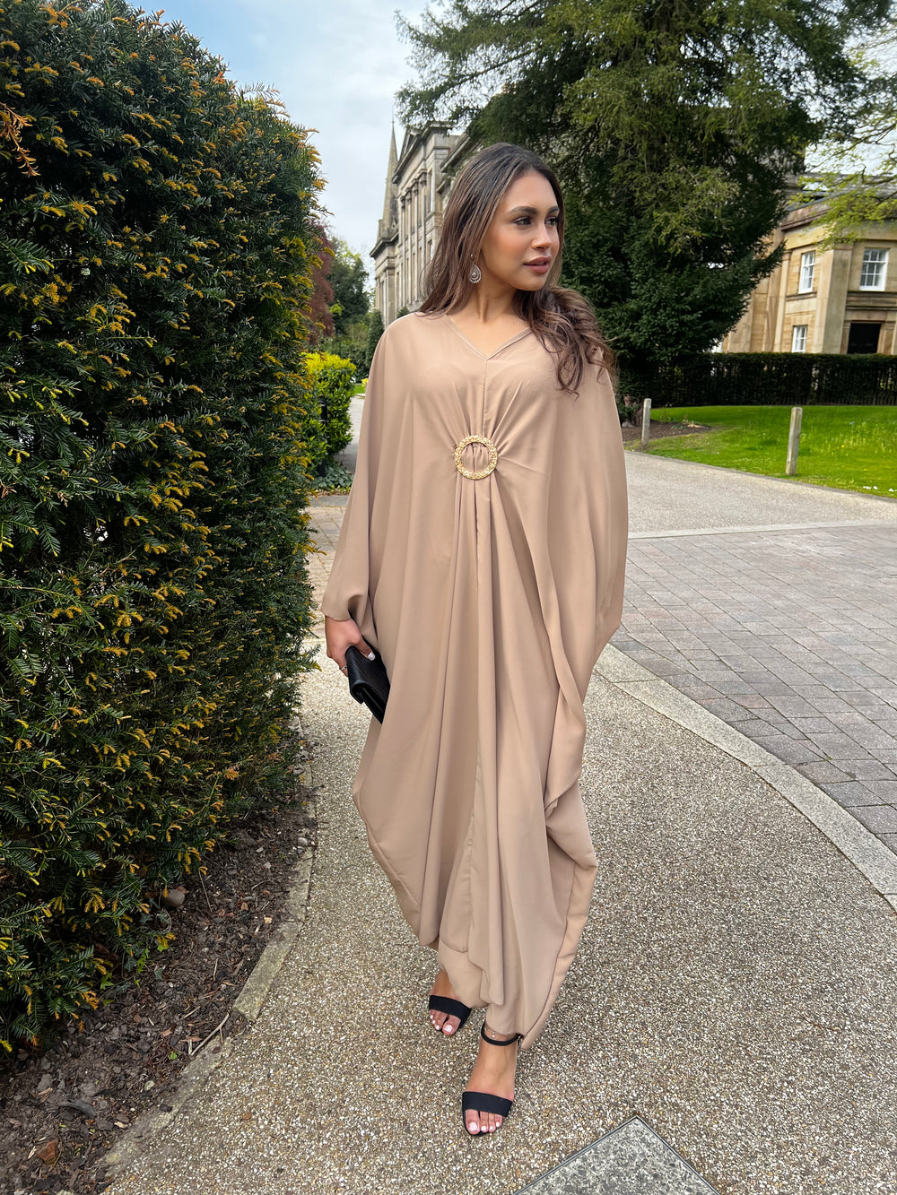 Aspen Tan Buckle Kaftan