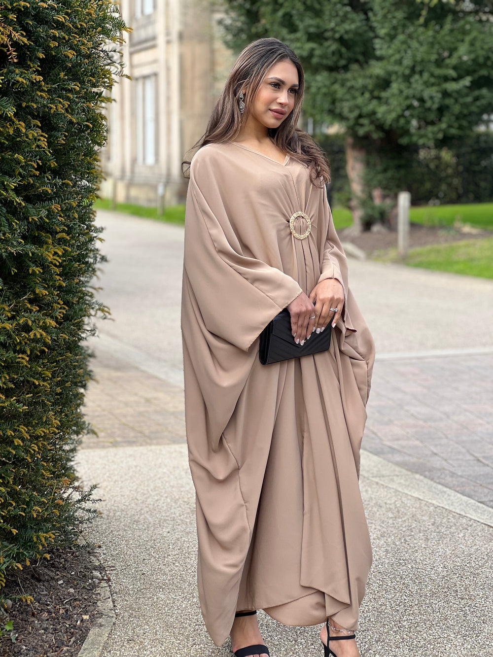 Aspen Tan Buckle Kaftan
