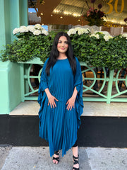 Amarifi Long Pleated Dress