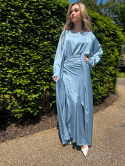 Aida Blue Embellished Abaya