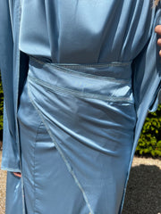 Aida Blue Embellished Abaya