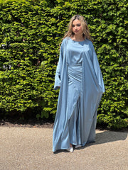 Aida Blue Embellished Abaya