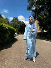 Aida Blue Embellished Abaya