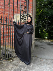 Lamia Black Embellished Abaya