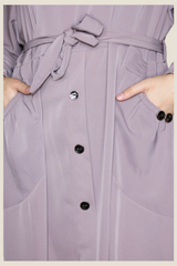 Mauve Pink Modest Maxi dress