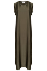 Khaki Green 2 Piece Abaya Set