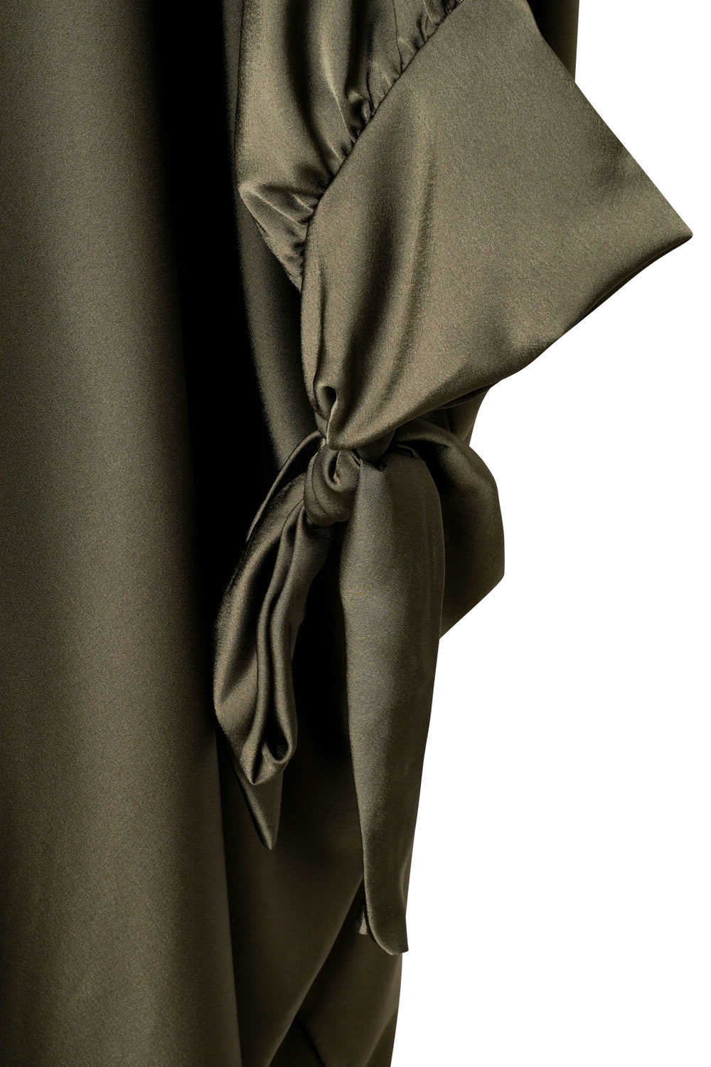 Khaki Green 2 Piece Abaya Set