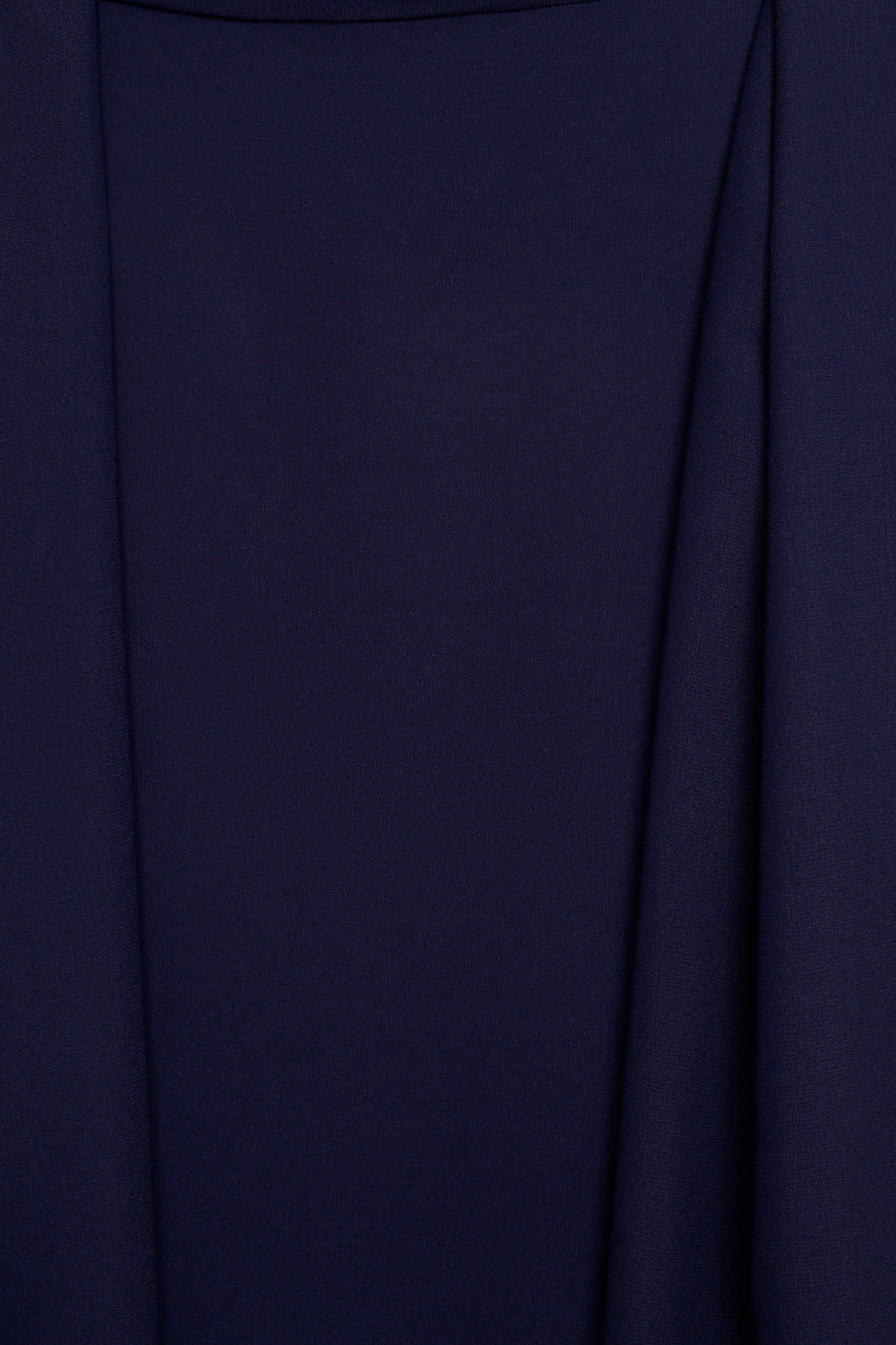 Navy Abaya With In Built Scarf