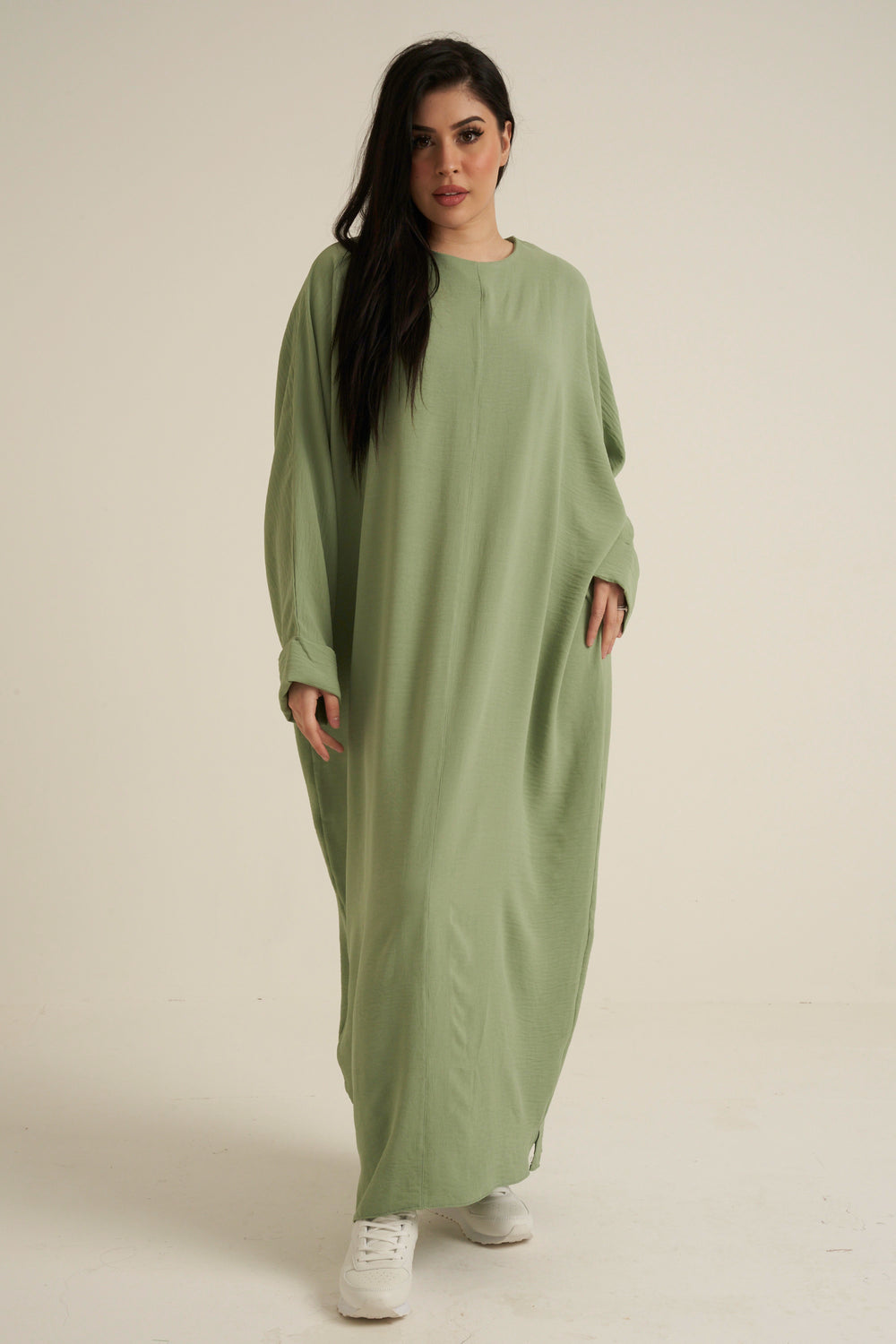 Refa Sage Green Abaya Dress