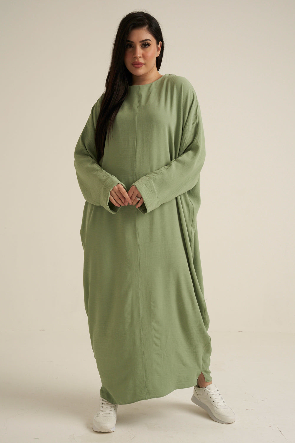 Refa Sage Green Abaya Dress
