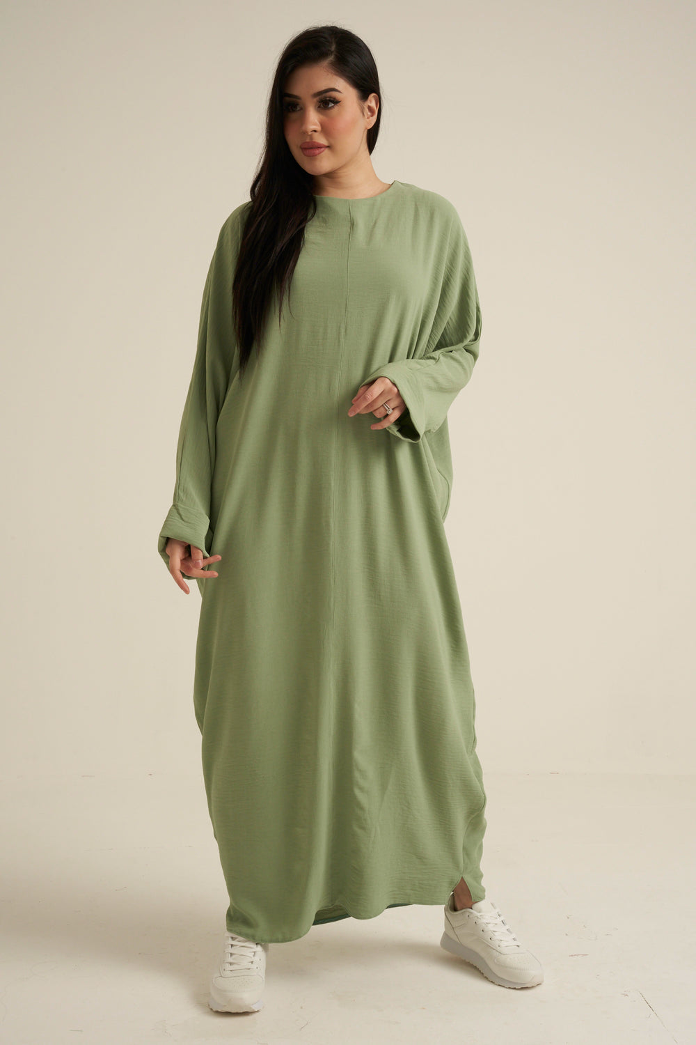 Refa Sage Green Abaya Dress