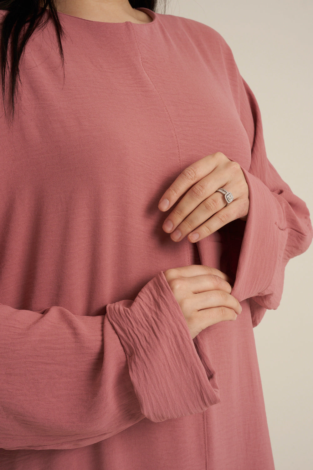 Refa Blush Pink Abaya Dress