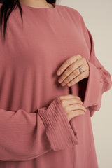 Refa Blush Pink Abaya Dress