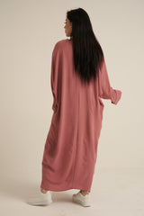 Refa Blush Pink Abaya Dress