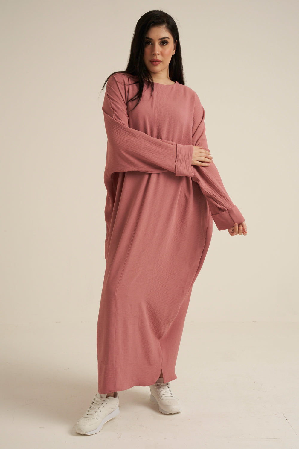 Refa Blush Pink Abaya Dress