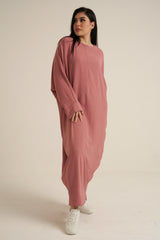 Refa Blush Pink Abaya Dress