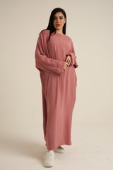Refa Blush Pink Abaya Dress