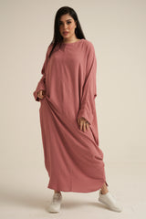 Refa Blush Pink Abaya Dress