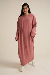 Refa Blush Pink Abaya Dress
