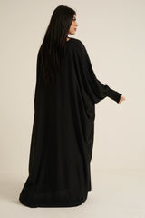 Black Closed Abaya