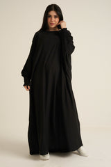 Black Closed Abaya