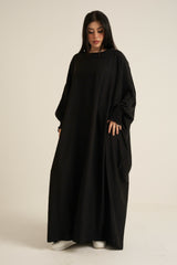 Black Closed Abaya