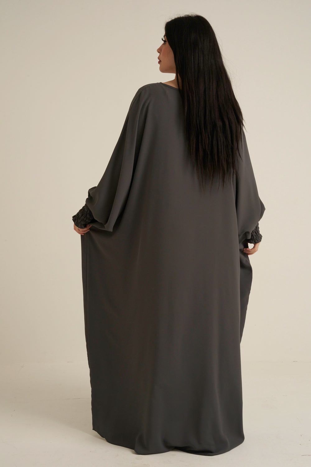 Charcoal Grey Closed Abaya