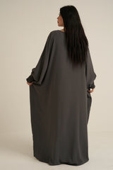 Charcoal Grey Closed Abaya