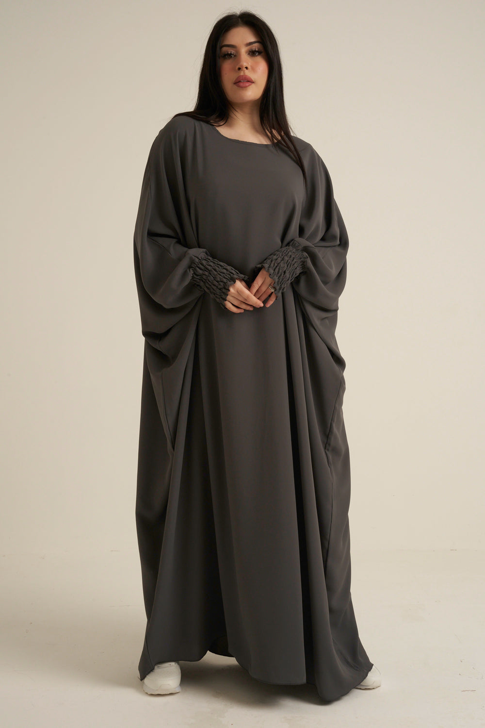 Charcoal Grey Closed Abaya