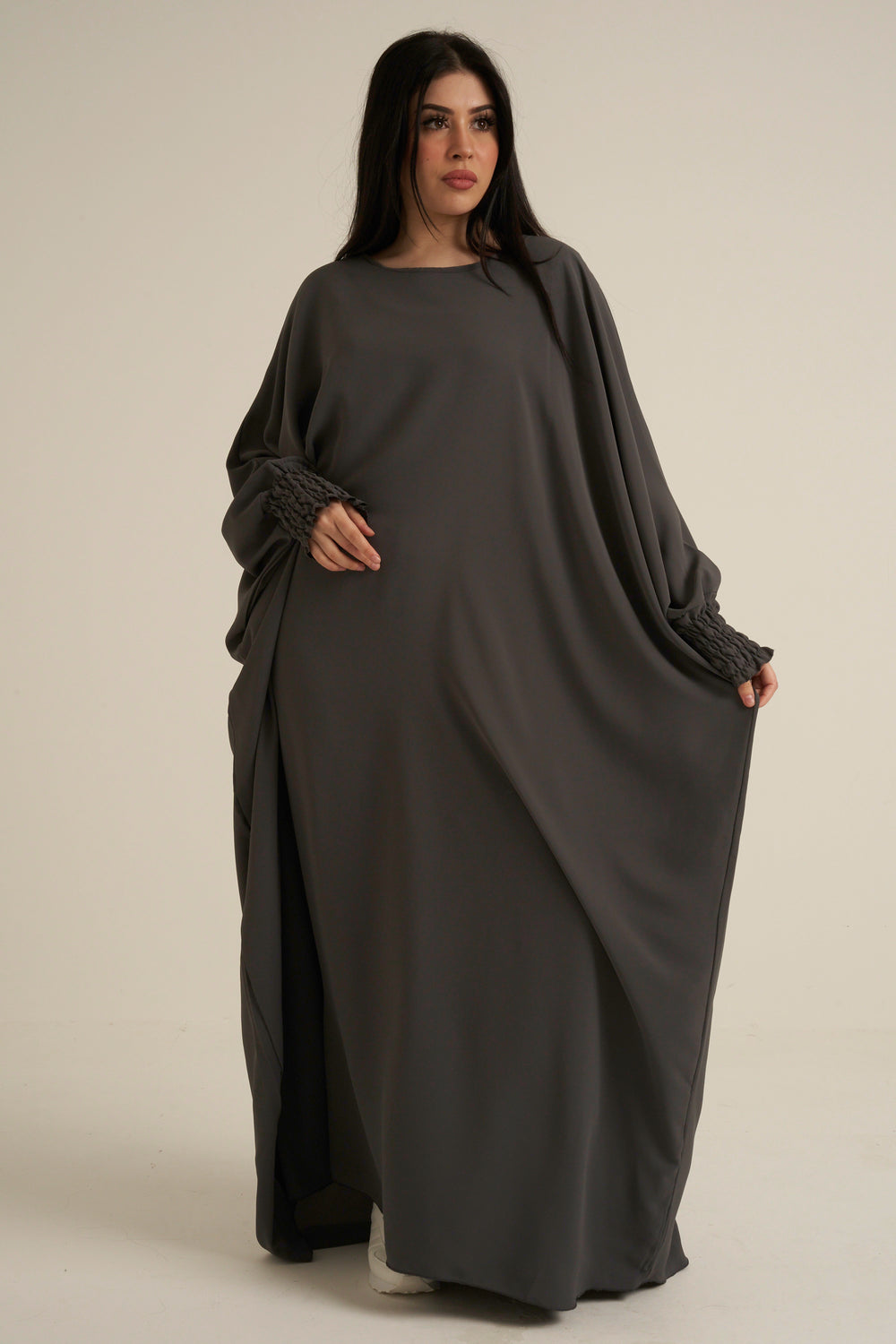 Charcoal Grey Closed Abaya