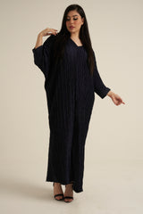 Midnight Blue Modest Maxi Dress